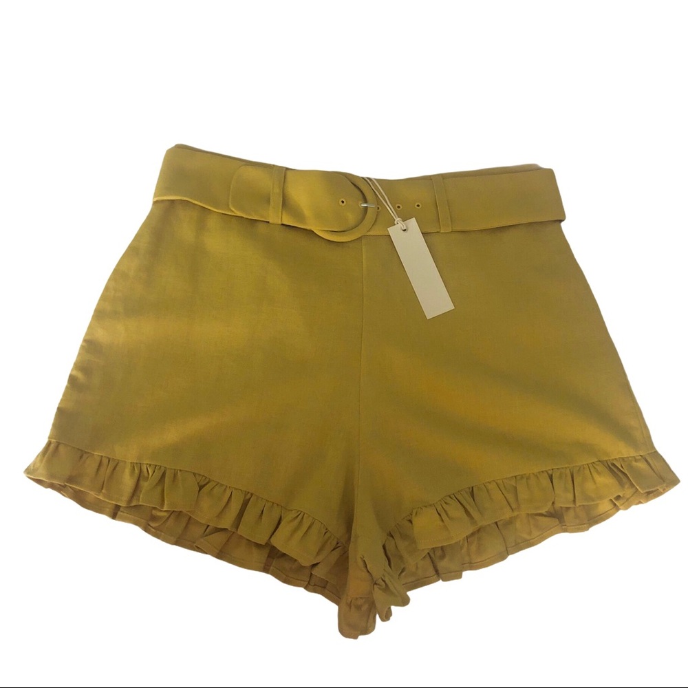 Capulet Natasha High Waisted Linen shorts M